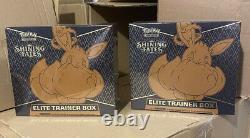 Pokémon Tcg Shining Fates Elite Trainer Box Set Of Two (2) In Hand Ready To Ship