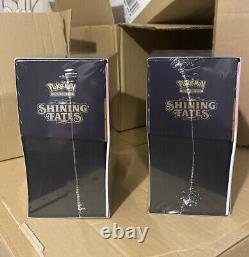 Pokémon Tcg Shining Fates Elite Trainer Box Set Of Two (2) In Hand Ready To Ship