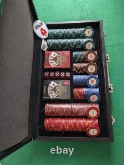 RARE ensemble de 300 jetons de poker 14 g Cartamundi comme Casino Royale James Bond Poker 007