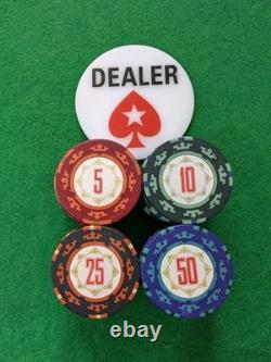 RARE ensemble de 300 jetons de poker 14 g Cartamundi comme Casino Royale James Bond Poker 007