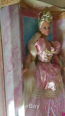 Rapunzel 1997 Poupée Barbie Collection 17646 Et Prince Ken Deux Set Barbie