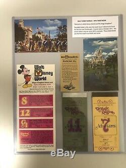 Rare Vintage Set Of Two Original Octobre 1971 Et 1970 Walt Disney Talons De Billets