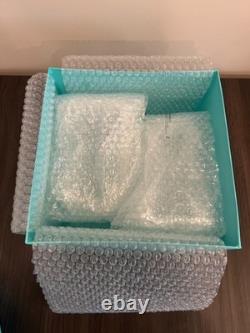 Rare ensemble de 2 verres à martini Tiffany & Co gravés avec esperluette, Italie