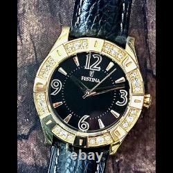 Rare montre suisse pour homme Festina, collection Diamond, marque déposée
