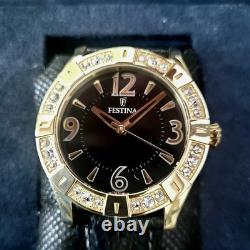 Rare montre suisse pour homme Festina, collection Diamond, marque déposée