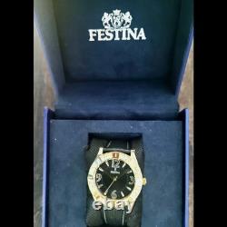 Rare montre suisse pour homme Festina, collection Diamond, marque déposée