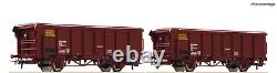 Roco 6600082 Ensemble de deux wagons Tms avec couverture coulissante FS