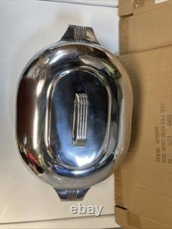 Rôtissoire Magnalite Wagner Ware 8 Qt avec couvercle 4265P en aluminium poli, Sydney, Ohio