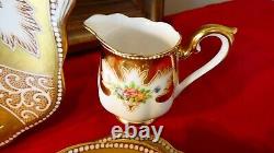 Royal Albert Crown China Royalty Gold Tea Pour Deux Services De Première Qualité