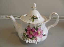 Royal Albert Tea Pour Deux Théset Prarie Rose 1ère Qualité Angleterre