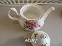 Royal Albert Tea Pour Deux Théset Prarie Rose 1ère Qualité Angleterre