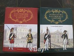 Russe Imperial Guards- Siècle D'or 1700-1801 Ensemble De Deux Livres
