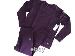 SAXX Plum 3SIX Five ensemble de détente 2 pièces pantalon jogging et t-shirt à manches longues col rond pour homme, grande taille, neuf
