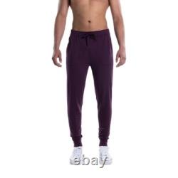 SAXX Plum 3SIX Five ensemble de détente 2 pièces pantalon jogging et t-shirt à manches longues col rond pour homme, grande taille, neuf