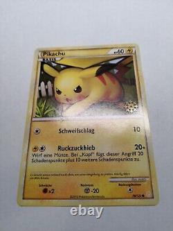 SUPER RARE Pikachu de 2010 Calendrier de l'Avent Allemand Timbre Promo Flocon de Neige 78/123