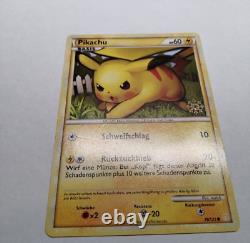 SUPER RARE Pikachu de 2010 Calendrier de l'Avent Allemand Timbre Promo Flocon de Neige 78/123