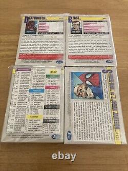 Série Deux de l'Univers Marvel 1991 Ensemble de cartes à échanger de 162 cartes Impel