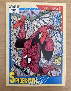 Série Deux de l'Univers Marvel 1991 Ensemble de cartes à échanger de 162 cartes Impel