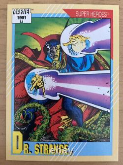 Série Deux de l'Univers Marvel 1991 Ensemble de cartes à échanger de 162 cartes Impel