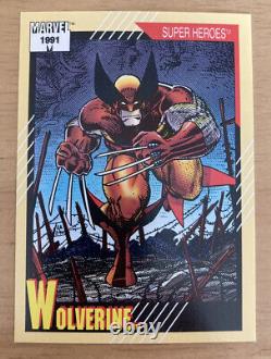 Série Deux de l'Univers Marvel 1991 Ensemble de cartes à échanger de 162 cartes Impel