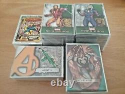 Série Marvel Beginnings deux mini ensemble de cartes à échanger incluant Prime Micromotion