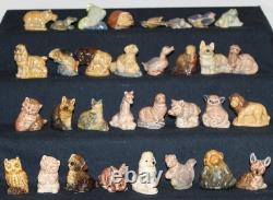 Série canadienne Wade Red Rose Tea ensemble complet de 32 figurines