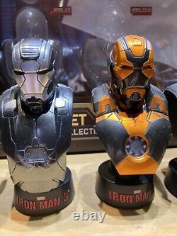 Série de huit bustes de collection Deluxe à l'échelle 1/6 Iron Man 3 de Hot Toys