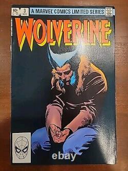 Série limitée Wolverine 1-4 Ensemble complet Marvel Comics Emballé individuellement