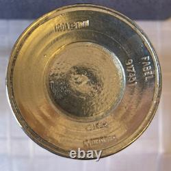 Service à carafe en étain norvégien vintage et verre en cristal. Par Troll Tinn Rare