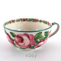 Service à thé Limoges Theodore Haviland pour deux personnes avec plateau Roses de choux Antique