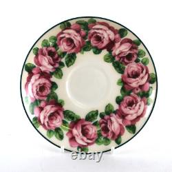 Service à thé Limoges Theodore Haviland pour deux personnes avec plateau Roses de choux Antique