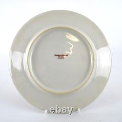 Service à thé Limoges Theodore Haviland pour deux personnes avec plateau Roses de choux Antique