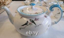 Service à thé et assiette à gâteau Paragon Fine China Two for Joy de 1926, 21 pièces, en très bon état 	<br/> 