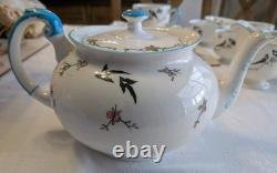 Service à thé et assiette à gâteau Paragon Fine China Two for Joy de 1926, 21 pièces, en très bon état<br/>	