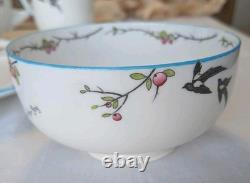 Service à thé et assiette à gâteau Paragon Fine China Two for Joy de 1926, 21 pièces, en très bon état<br/>


 