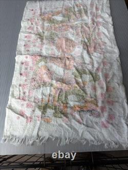 Serviettes Vintage Homecrest, Gants de Toilette et Tablier Psychédélique Rose/Rouge/Tons de Terre