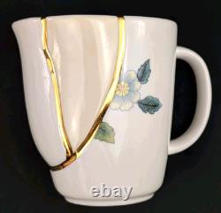 Set de 2 mugs Seletti Kintsugi Marcantonio style art japonais ancien en or 24 carats