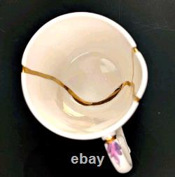 Set de 2 mugs Seletti Kintsugi Marcantonio style art japonais ancien en or 24 carats