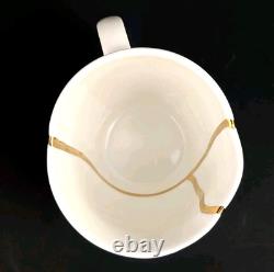 Set de 2 mugs Seletti Kintsugi Marcantonio style art japonais ancien en or 24 carats