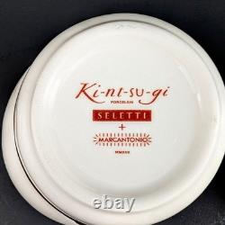 Set de 2 mugs Seletti Kintsugi Marcantonio style art japonais ancien en or 24 carats