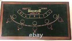 Set de Rangement de Jeux de Casino avec Roulette, Poker, Black Jack, Craps et Plus