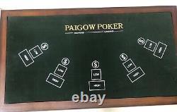 Set de Rangement de Jeux de Casino avec Roulette, Poker, Black Jack, Craps et Plus