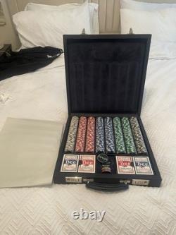 Set de poker de luxe tout neuf Geoffrey Parker, prix public conseillé 3,1 k€
