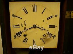 Seth Thomas Deux Cadran Calendrier Horloge 1869- 1876 Avec 2 Séries D'instructions. Clés
