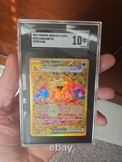 Sgc 10 2023 Pokémon Flammes Obsidiennes Hyper Rare #228 Dracaufeu ex