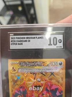 Sgc 10 2023 Pokémon Flammes Obsidiennes Hyper Rare #228 Dracaufeu ex