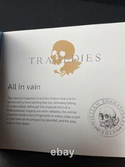Simplement des pièces 2016 SHAKESPEARE 3 pièces ensemble DEUX 2 POUND pièce EMBALLAGE ROYAL MINT