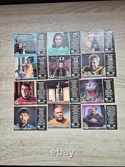 Star Trek TOS Série Originale Saison 2 (Deux) 26 Cartes Plaque en Or Set G30-G55