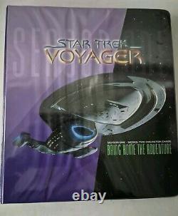 Star Trek Voyager Saison Un Série Deux UK Master Set Chase & Classeur 120 Cartes