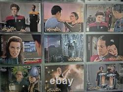 Star Trek Voyager Saison Un Série Deux UK Master Set Chase & Classeur 120 Cartes